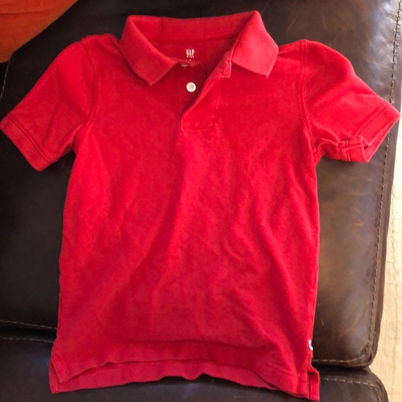 GAP Other - 122. KIDS GAP KIDS red polo short sleeve cotton t-shirt
